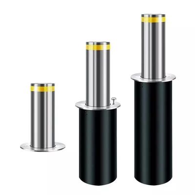 316 Bệ đậu xe có thể thu vào tự động bằng thép không gỉ có sọc phản quang
