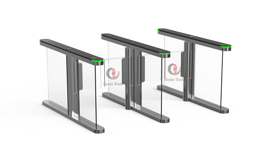 Cửa xoay xoay tốc độ tự động acrylic 10 mm với đèn báo động