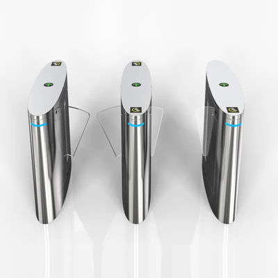 Kiểm soát truy cập bằng thép không gỉ lớp 304 Turnstile Flap Barrier AC220V 50HZ