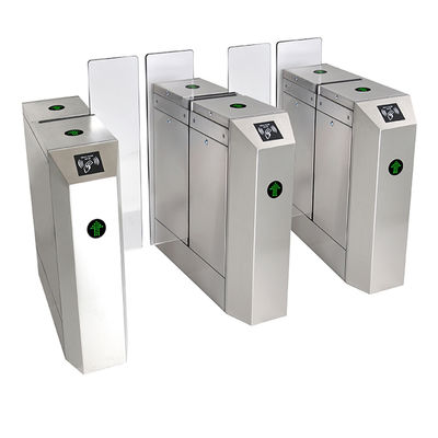 Cổng rào cản cửa quay trượt bằng kính acrylic động cơ 24V DC CE