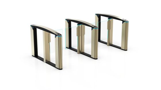Hàng rào thủy tinh acrylic Tòa nhà văn phòng Tốc độ cổng ngõ quay 1600R / phút