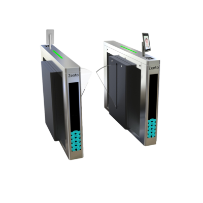 Cửa xoay Flap Barrier bằng thép không gỉ 304 kích thước 1200x300x1000mm