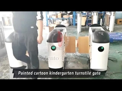 Chiều rộng 600mm Bảo mật cao Mẫu giáo Swing Barrier 1200 * 200 * 900mm