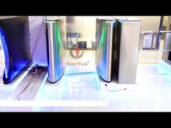 Cửa quay hàng rào cánh tay acrylic với dấu vân tay 40 người / phút