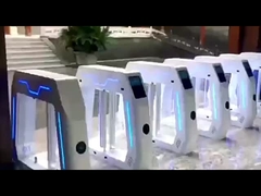 Cổng vào siêu thị chống xâm nhập bất hợp pháp Cửa quay thẻ RFID 12 v