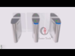 Cổng trượt nhận dạng khuôn mặt SS304 Chiều rộng lối đi quay vòng 550mm