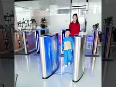 250mm Kính thiên văn Flap Barrier Turnstile Cửa quay hai chiều Cổng vách ngăn