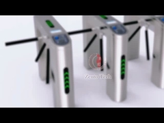 Chống bụi chống bám đuôi Cổng quay nửa chiều cao Cửa quay cánh tay AC220V